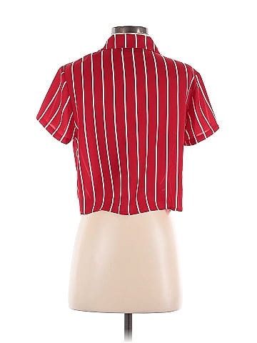 Allegra K Short Sleeve Blouse (view 2)