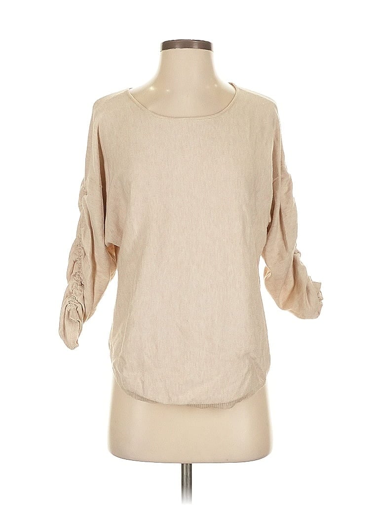 Pre-owned Max Studio Pullover Sweater In Brown