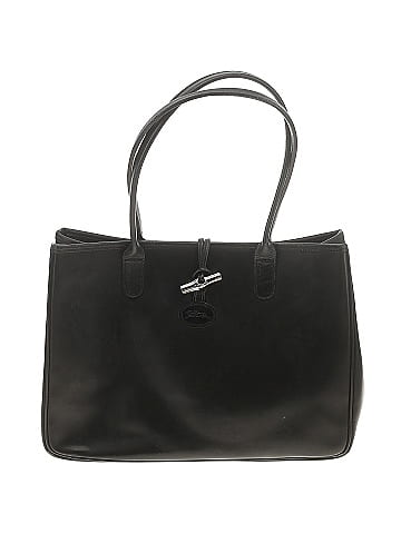 Longchamp Vintage Leather Shoulder Bag (view 1)