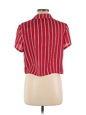 Allegra K Short Sleeve Blouse (view 2)