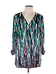 Jm Collection 3/4 Sleeve Blouse