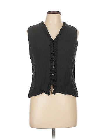 Robbie Bee Sleeveless Silk Top (view 1)