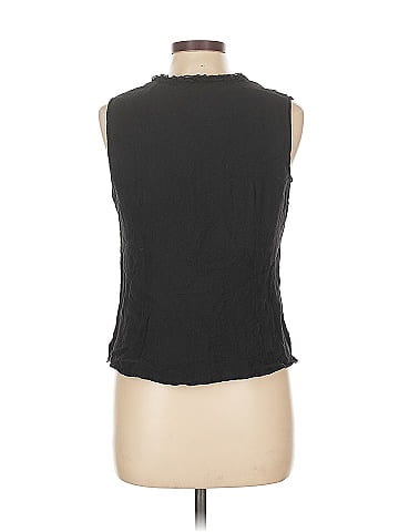 Robbie Bee Sleeveless Silk Top (view 2)