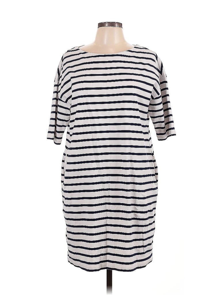 Pre-owned Hobbs London Casual Dress In Gray