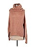 Mustard Seed 100% Acrylic Tan Turtleneck Sweater Size S - photo 1