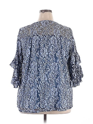 Suzanne Betro 3/4 Sleeve Blouse (view 2)