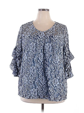 Suzanne Betro 3/4 Sleeve Blouse (view 1)