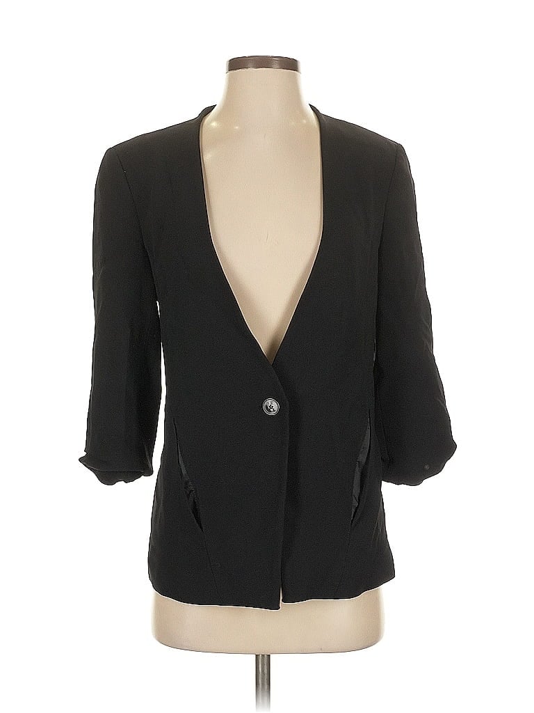 Click to view more detailed imagery on our partner's website Pre-owned Zara Blazer Jacket In Black