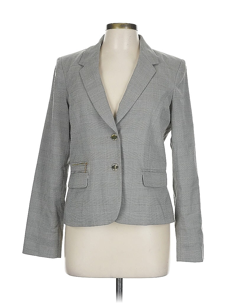 Pre-owned Calvin Klein Blazer Jacket In Gray