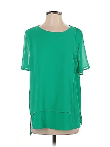 DKNY Short Sleeve Blouse (view 1)