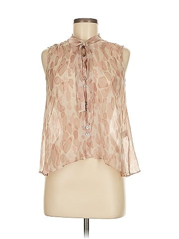 Elizabeth and James Sleeveless Silk Top (view 1)