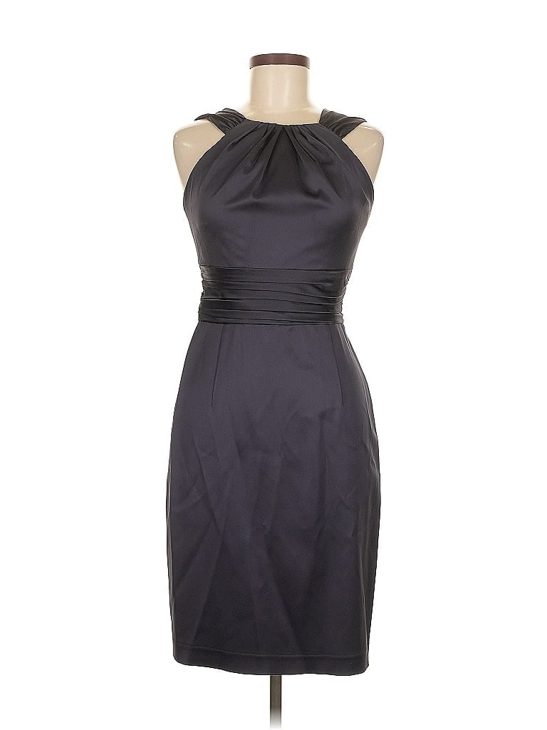 David Meister Black Cocktail Dress Size 6 - photo 1
