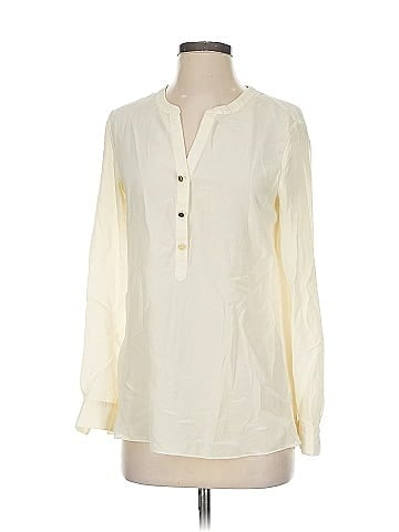 Banana Republic Long Sleeve Silk Top (view 1)