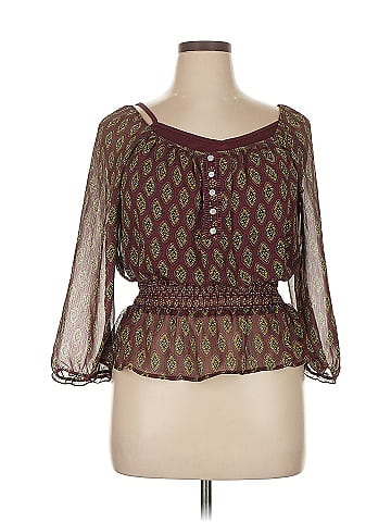 Figueroa & Flower 3/4 Sleeve Blouse (view 1)