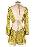 Anthropologie Floral Yellow Romper Size XS - photo 2