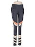 Lucky in Love Color Block Blue Active Pants Size S - photo 1