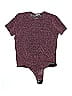 ALIX Burgundy Bodysuit Size S - photo 1