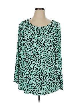 Susan Graver 3/4 Sleeve Blouse