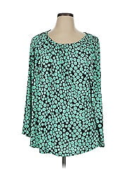 Susan Graver 3/4 Sleeve Blouse