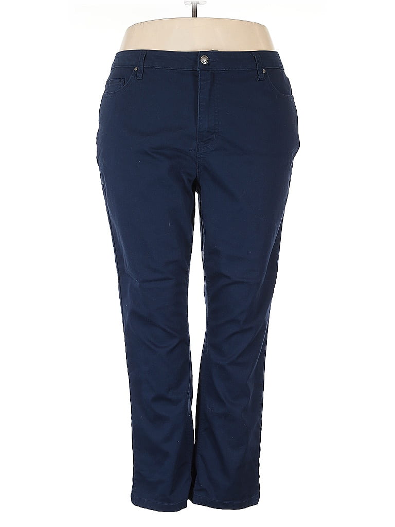 Catherines Blue Casual Pants Size 22 - photo 1