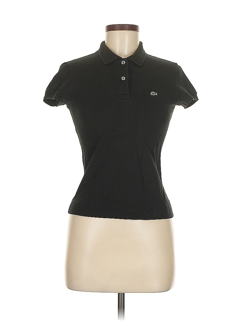 Lacoste Black Short Sleeve Polo Size EU 38 / US 8 - photo 1