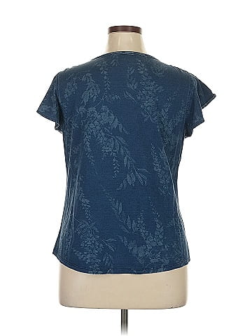 White House Black Market Short Sleeve Blouse (view 2)