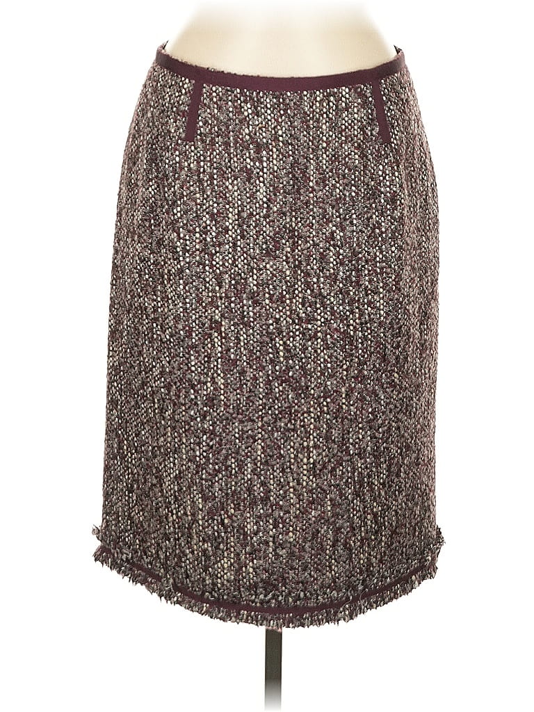 Pre-owned Talbots Casual Skirt In Burgundy