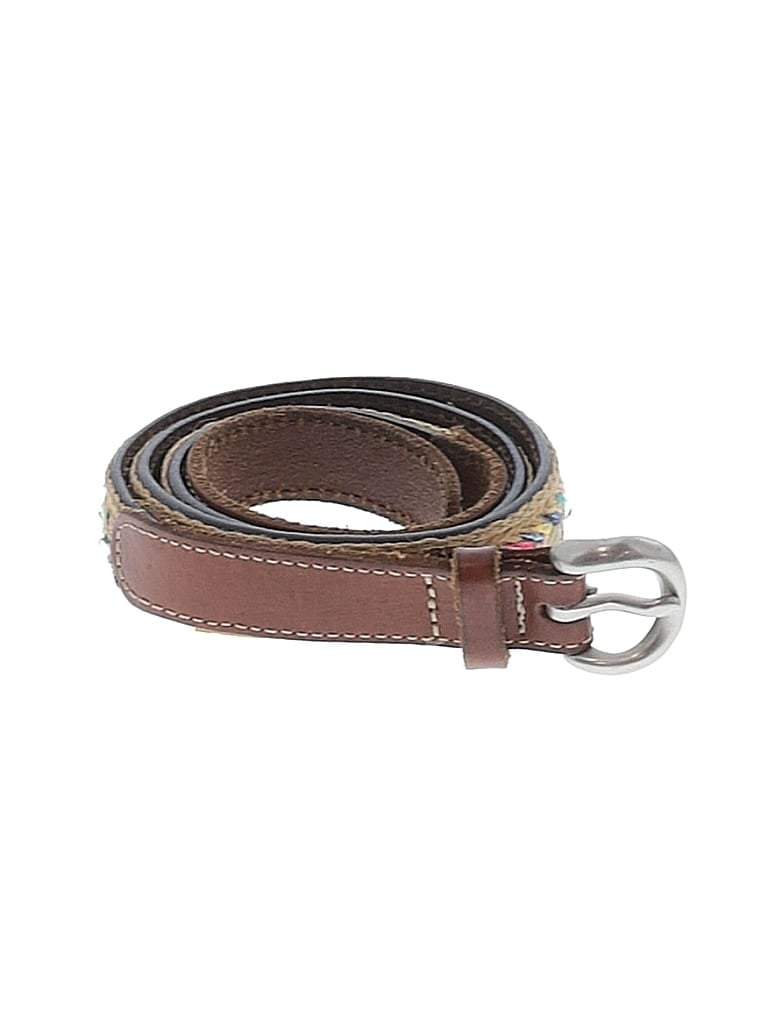 Unbranded Brown Tan Leather Belt Size M - photo 1
