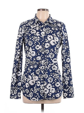 Ann Taylor Long Sleeve Button-Down Shirt (view 1)