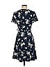 Fortune + Ivy Floral Blue Casual Dress Size M - photo 2