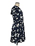Fortune + Ivy Floral Blue Casual Dress Size M - photo 4