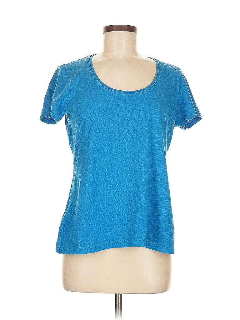 Pre-owned Eddie Bauer Active T-shirt In Blue