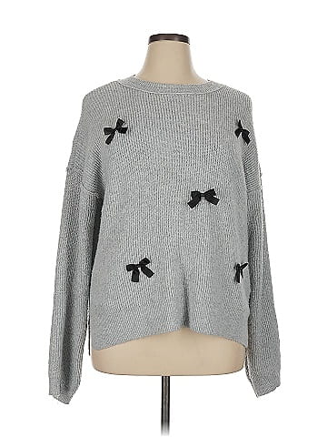 Pink Rose Pullover Sweater (view 1)