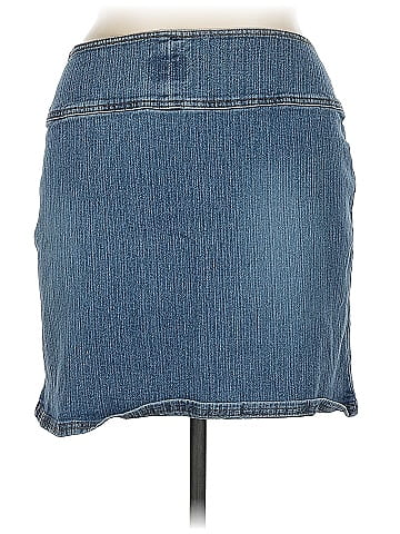 Carolina Blues Denim Skirt (view 2)