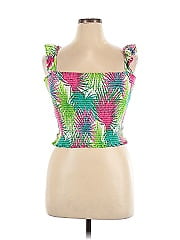 Rose + Olive Sleeveless Top