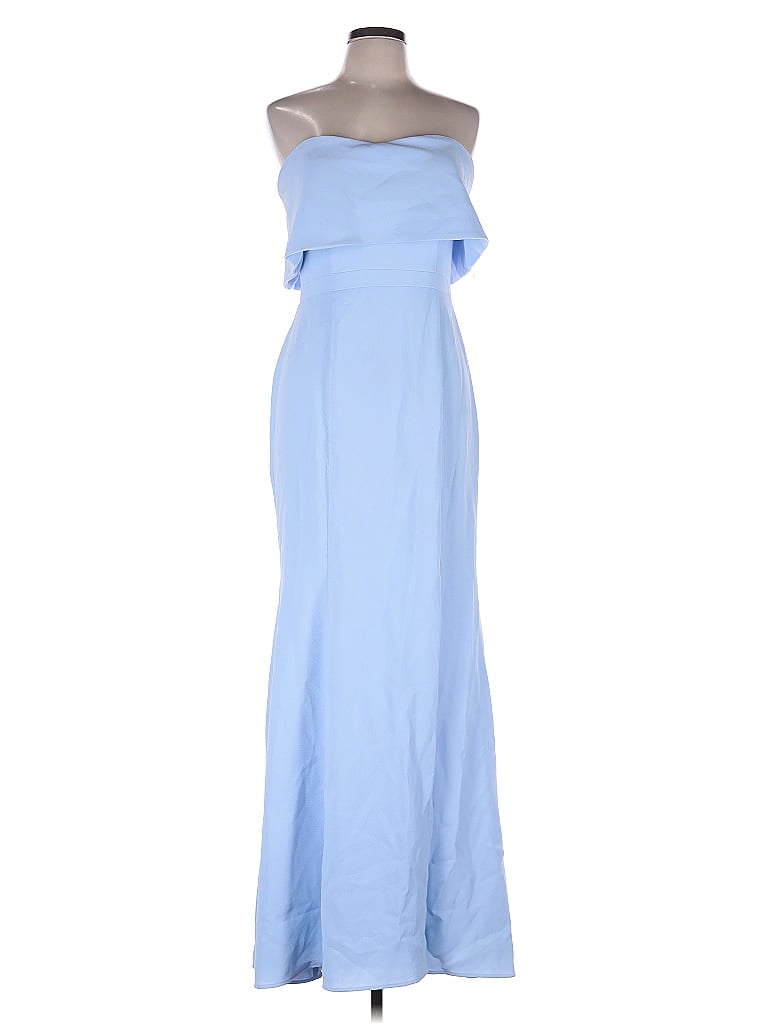 Xscape 100% Polyester Blue Casual Dress Size 10 - photo 1