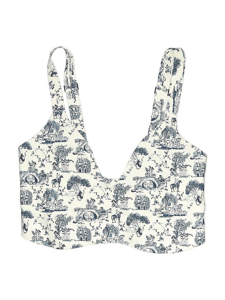 Pre-owned Parade Swimsuit Top Ivory Swimwear In White