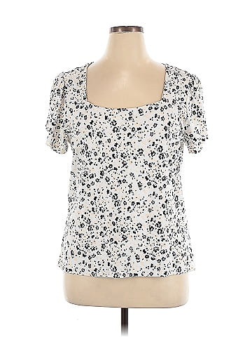 Ann Taylor Factory Short Sleeve T-Shirt (view 1)