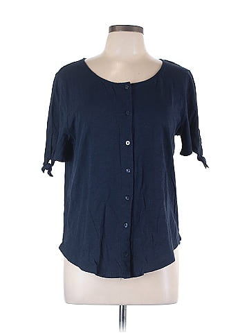 Ann Taylor LOFT Outlet Short Sleeve Henley (view 1)