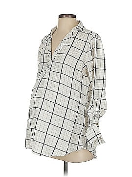 a:glow 3/4 Sleeve Blouse (view 1)