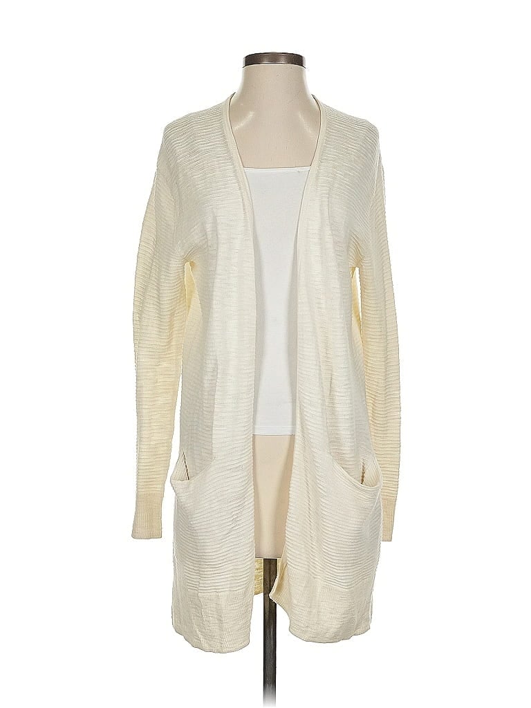 Pre-owned Madewell Cardigan Sweater In White