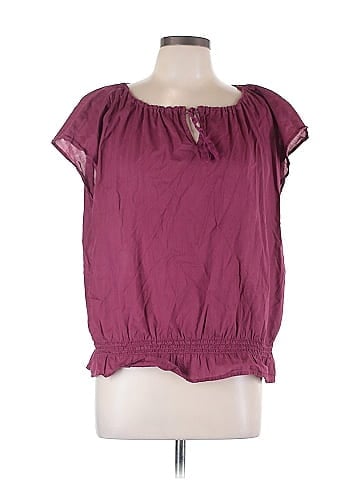 Ann Taylor LOFT Short Sleeve Blouse (view 1)