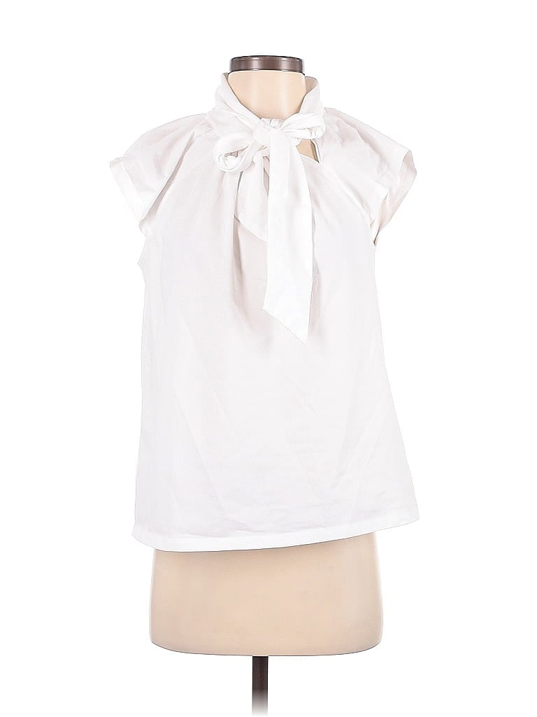 Ann Taylor White Sleeveless Blouse Size XS - photo 1