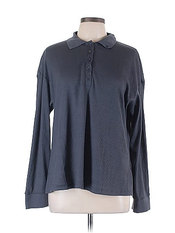 Ekouaer Long Sleeve Polo (view 1)
