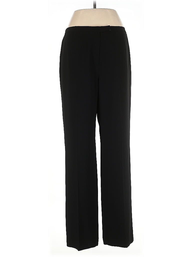 Jones Studio 100% Polyester Solid Black Dress Pants Size 10 - photo 1