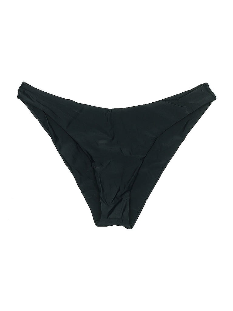 Zaful Solid Black Swimsuit Bottoms Size 6 - photo 1