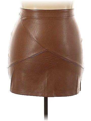 Zeagoo Faux Leather Skirt (view 1)