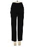 Iris & Ink 100% Polyester Solid Black Dress Pants Size 4 - photo 2