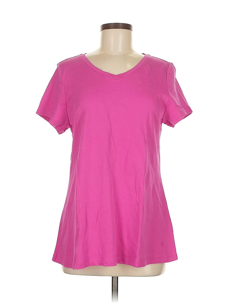 Isaac Mizrahi LIVE! 100% Cotton Pink Active T-Shirt Size M - photo 1