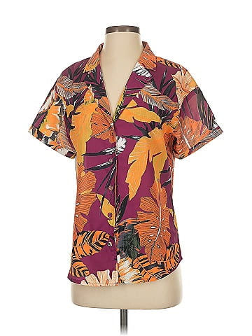 Allegra K Short Sleeve Blouse (view 1)